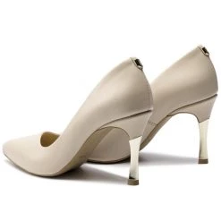 R.Polański Chaussures Basses Talons Aiguilles R.POLAŃSKI - 0982 Beż Lico Beige -R.Polański Soldes Magasin 0000201200254 03 wj 1