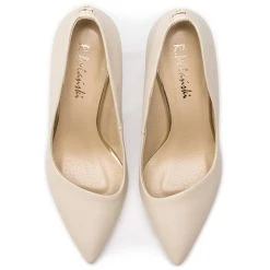 R.Polański Chaussures Basses Talons Aiguilles R.POLAŃSKI - 0982 Beż Lico Beige -R.Polański Soldes Magasin 0000201200254 04 wj 1