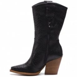 R.Polański Bottes Et Autres Bottes R.POLAŃSKI - 0994 Czarny Lico/Crocco Noir -R.Polański Soldes Magasin 0000201229958 04 pl