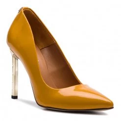 R.Polański Chaussures Basses Talons Aiguilles R.POLAŃSKI - 0808 Żółty Lakier Jaune