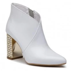R.Polański Bottes Et Autres Bottines R.POLAŃSKI - 0975 Biały Lico Blanc