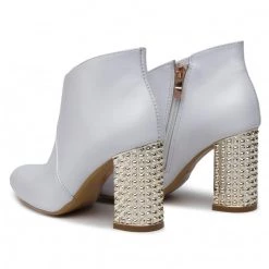 R.Polański Bottes Et Autres Bottines R.POLAŃSKI - 0975 Biały Lico Blanc -R.Polański Soldes Magasin 0000201276747 04 kch