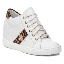 R.Polański Chaussures Basses Sneakers R.POLAŃSKI - 0959 Biały Lico Pantera Blanc