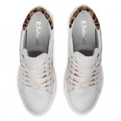 R.Polański Chaussures Basses Sneakers R.POLAŃSKI - 0959 Biały Lico Pantera Blanc -R.Polański Soldes Magasin 0000201283578 05 mf