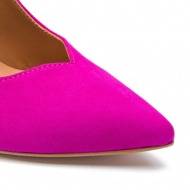 R.Polański Chaussures Basses Talons Aiguilles R.POLAŃSKI - 1003 Fuksja Zamsz Neon Rose 6 R.Polański Chaussures Basses Talons Aiguilles R.POLAŃSKI - 1003 Fuksja Zamsz Neon Rose – Image 6