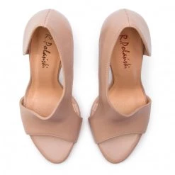 R.Polański Mules Et Sandales Sandales R.POLAŃSKI - 0720 Różowy Lico Beige -R.Polański Soldes Magasin 0000201317006 07 ts