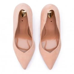 R.Polański Chaussures Basses Talons Aiguilles R.POLAŃSKI - 1003 Beż Zamsz Beige -R.Polański Soldes Magasin 0000201346211 04 ts 1