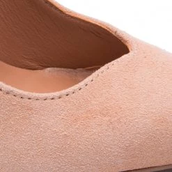 R.Polański Chaussures Basses Talons Aiguilles R.POLAŃSKI - 1003 Beż Zamsz Beige -R.Polański Soldes Magasin 0000201346211 05 ts 1