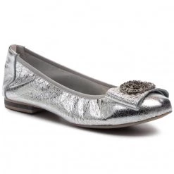 R.Polański Chaussures Basses Ballerines R.POLAŃSKI - 0943 Srebrny Kryształ Argent