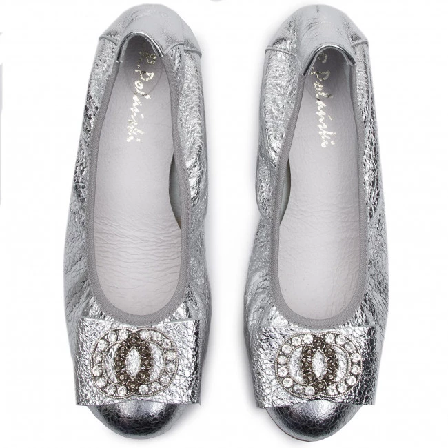 R.Polański Chaussures Basses Ballerines R.POLAŃSKI - 0943 Srebrny Kryształ Argent 5 R.Polański Chaussures Basses Ballerines R.POLAŃSKI - 0943 Srebrny Kryształ Argent – Image 5
