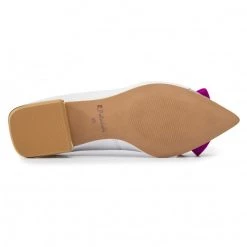 R.Polański Chaussures Basses Ballerines R.POLAŃSKI - 1008 Biały Lico/Kolorowy Blanc -R.Polański Soldes Magasin 0000201375327 07 pp