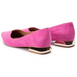R.Polański Chaussures Basses Ballerines R.POLAŃSKI - 1006 Magnolia Zamsz Rose -R.Polański Soldes Magasin 0000201405147 04 mt