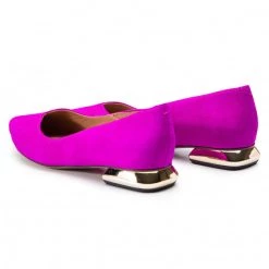 R.Polański Chaussures Basses Ballerines R.POLAŃSKI - 1006 Fuksja Zamasz/Neon Rose -R.Polański Soldes Magasin 0000201405246 04 ws