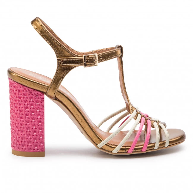 R.Polański Mules Et Sandales Sandales R.POLAŃSKI - 1012 Magnolia Multicolore, Or 2 R.Polański Mules Et Sandales Sandales R.POLAŃSKI - 1012 Magnolia Multicolore, Or – Image 2