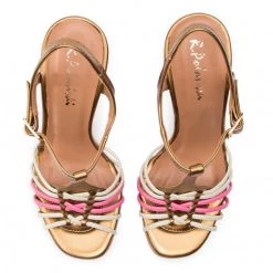 R.Polański Mules Et Sandales Sandales R.POLAŃSKI - 1012 Magnolia Multicolore, Or 10 R.Polański Mules Et Sandales Sandales R.POLAŃSKI - 1012 Magnolia Multicolore, Or -R.Polański Soldes Magasin 0000201419212 07 ws