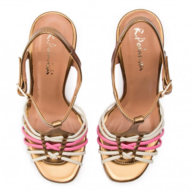 R.Polański Mules Et Sandales Sandales R.POLAŃSKI - 1012 Magnolia Multicolore, Or 5 R.Polański Mules Et Sandales Sandales R.POLAŃSKI - 1012 Magnolia Multicolore, Or – Image 5