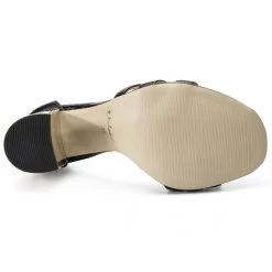 R.Polański Mules Et Sandales Sandales R.POLAŃSKI - 0931 Czarny Kryształ Noir -R.Polański Soldes Magasin 0000201464083 6 mt