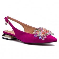 R.Polański Mules Et Sandales Sandales R.POLAŃSKI - 1015 Fuksja Zamsz Rose