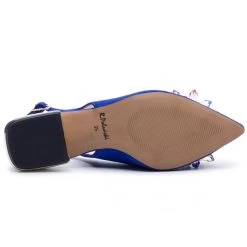 R.Polański Mules Et Sandales Sandales R.POLAŃSKI - 1015 Chaber Zamsz Bleu -R.Polański Soldes Magasin 0000201582503 03 wj