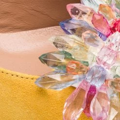 R.Polański Mules Et Sandales Sandales R.POLAŃSKI - 1015 Żółty Zamsz Jaune -R.Polański Soldes Magasin 0000201592397 05 ek