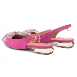 R.Polański Mules Et Sandales Sandales R.POLAŃSKI - 1015 Magnolia Zamsz Rose -R.Polański Soldes Magasin 0000201627495 03 kb