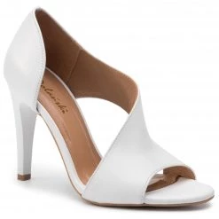 R.Polański Mules Et Sandales Sandales R.POLAŃSKI - 0720 Biały Lico Blanc