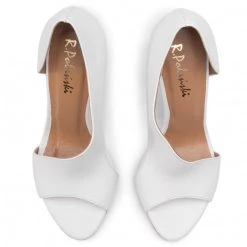 R.Polański Mules Et Sandales Sandales R.POLAŃSKI - 0720 Biały Lico Blanc -R.Polański Soldes Magasin 0000201646557 4 mf