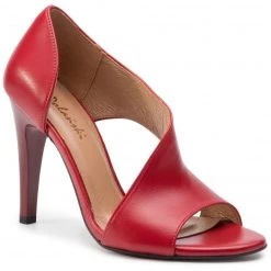 R.Polański Mules Et Sandales Sandales R.POLAŃSKI - 0720 Czerwony Lico Rouge