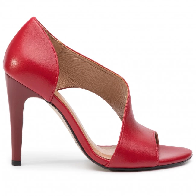 R.Polański Mules Et Sandales Sandales R.POLAŃSKI - 0720 Czerwony Lico Rouge 2 R.Polański Mules Et Sandales Sandales R.POLAŃSKI - 0720 Czerwony Lico Rouge – Image 2