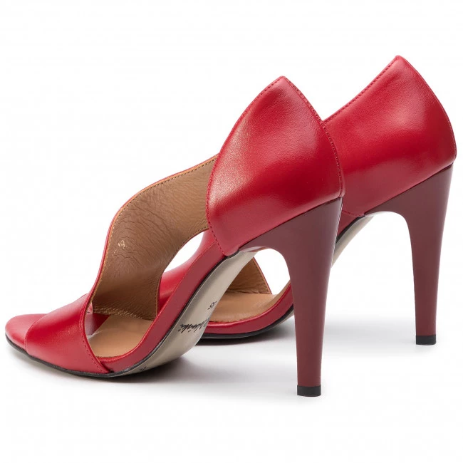 R.Polański Mules Et Sandales Sandales R.POLAŃSKI - 0720 Czerwony Lico Rouge 3 R.Polański Mules Et Sandales Sandales R.POLAŃSKI - 0720 Czerwony Lico Rouge – Image 3