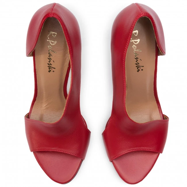 R.Polański Mules Et Sandales Sandales R.POLAŃSKI - 0720 Czerwony Lico Rouge 5 R.Polański Mules Et Sandales Sandales R.POLAŃSKI - 0720 Czerwony Lico Rouge – Image 5