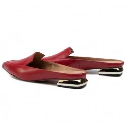 R.Polański Mules Et Sandales Mules / Sandales De Bain R.POLAŃSKI - 1013 Czerwony Lico Rouge -R.Polański Soldes Magasin 0000201646977 03 mn