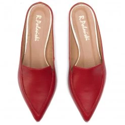 R.Polański Mules Et Sandales Mules / Sandales De Bain R.POLAŃSKI - 1013 Czerwony Lico Rouge -R.Polański Soldes Magasin 0000201646977 04 mn