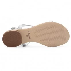 R.Polański Mules Et Sandales Sandales R.POLAŃSKI - 0826 Srebrny Przecierany Argent -R.Polański Soldes Magasin 0000201647219 07 ws