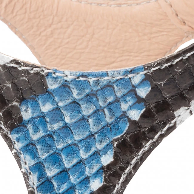 R.Polański Mules Et Sandales Sandales R.POLAŃSKI - 0826 Niebieski Wąż Multicolore, Bleu 6 R.Polański Mules Et Sandales Sandales R.POLAŃSKI - 0826 Niebieski Wąż Multicolore, Bleu – Image 6