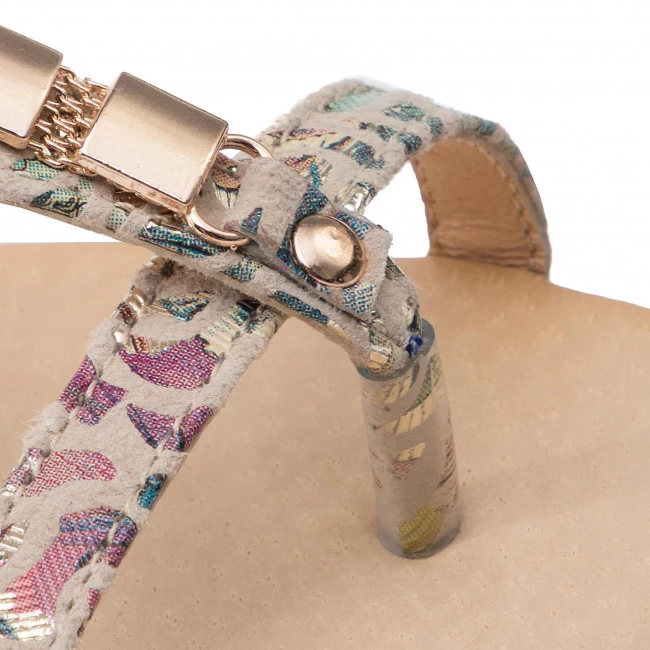 R.Polański Mules Et Sandales Sandales R.POLAŃSKI - 0826 Złoty Kwiaty Or 6 R.Polański Mules Et Sandales Sandales R.POLAŃSKI - 0826 Złoty Kwiaty Or – Image 6