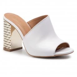 R.Polański Mules Et Sandales Mules / Sandales De Bain R.POLAŃSKI - 0936 Biały Lico Blanc