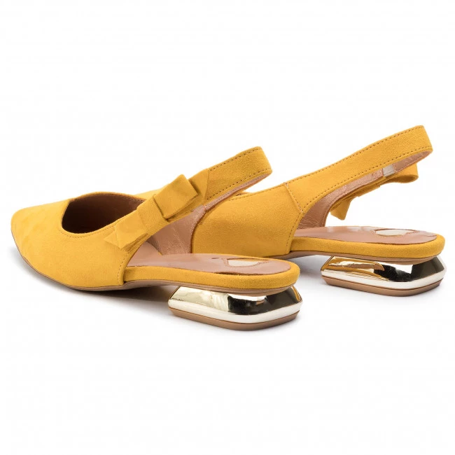 R.Polański Mules Et Sandales Sandales R.POLAŃSKI - 1017 Żółty Zamsz Jaune 3 R.Polański Mules Et Sandales Sandales R.POLAŃSKI - 1017 Żółty Zamsz Jaune – Image 3