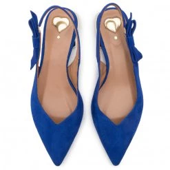 R.Polański Mules Et Sandales Sandales R.POLAŃSKI - 1017 Chaber Zamsz Bleu -R.Polański Soldes Magasin 0000206230928 05 mf