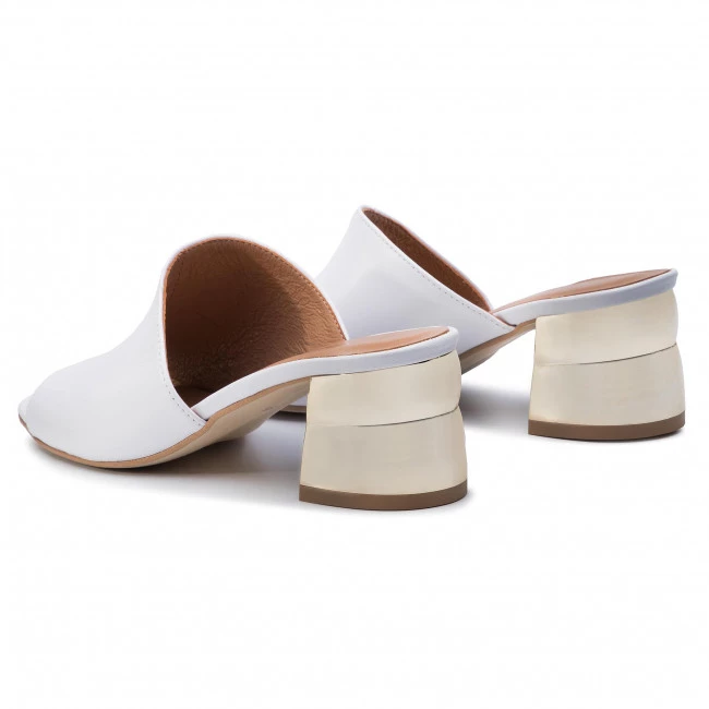 R.Polański Mules Et Sandales Mules / Sandales De Bain R.POLAŃSKI - 0940 Biały Lico Blanc 3 R.Polański Mules Et Sandales Mules / Sandales De Bain R.POLAŃSKI - 0940 Biały Lico Blanc – Image 3