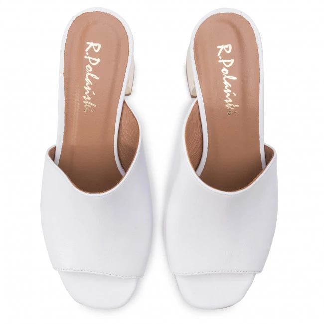 R.Polański Mules Et Sandales Mules / Sandales De Bain R.POLAŃSKI - 0940 Biały Lico Blanc 5 R.Polański Mules Et Sandales Mules / Sandales De Bain R.POLAŃSKI - 0940 Biały Lico Blanc – Image 5