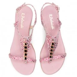 R.Polański Mules Et Sandales Sandales R.POLAŃSKI - 0826 Fuksja Carnivale Rose -R.Polański Soldes Magasin 0000206290687 07 ws