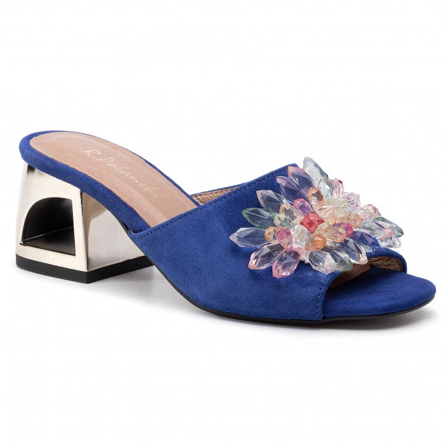 R.Polański Mules Et Sandales Mules / Sandales De Bain R.POLAŃSKI - 1021 Chaber Zamsz Bleu Marine 1 R.Polański Mules Et Sandales Mules / Sandales De Bain R.POLAŃSKI - 1021 Chaber Zamsz Bleu Marine
