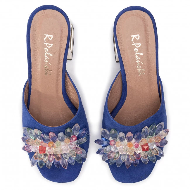 R.Polański Mules Et Sandales Mules / Sandales De Bain R.POLAŃSKI - 1021 Chaber Zamsz Bleu Marine 5 R.Polański Mules Et Sandales Mules / Sandales De Bain R.POLAŃSKI - 1021 Chaber Zamsz Bleu Marine – Image 5