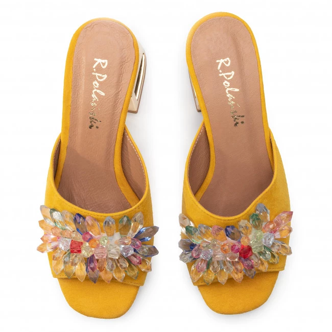 R.Polański Mules Et Sandales Mules / Sandales De Bain R.POLAŃSKI - 1021 Żółty Zamsz Jaune 5 R.Polański Mules Et Sandales Mules / Sandales De Bain R.POLAŃSKI - 1021 Żółty Zamsz Jaune – Image 5