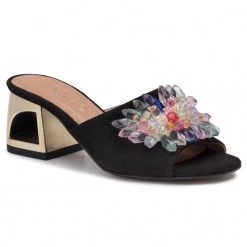 R.Polański Mules Et Sandales Mules / Sandales De Bain R.POLAŃSKI - 1021 Czarny Zamsz Noir