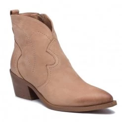 R.Polański Bottes Et Autres Bottines R.POLAŃSKI - 1024 Camel Nubuk Marron