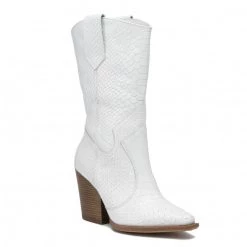 R.Polański Bottes Et Autres Bottes R.POLAŃSKI - 0994 Biały/Lico Crocco Blanc