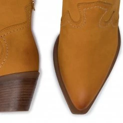 R.Polański Bottes Et Autres Bottines R.POLAŃSKI - 1024 Żółty Nubuk Jaune -R.Polański Soldes Magasin 0000206373434 06 dp