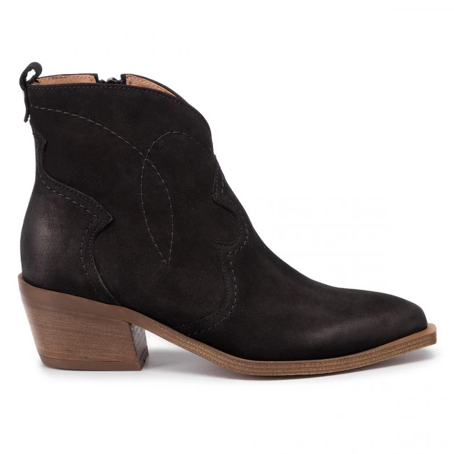 R.Polański Bottes Et Autres Bottines R.POLAŃSKI - 1024 Czarny Nubuk Noir 2 R.Polański Bottes Et Autres Bottines R.POLAŃSKI - 1024 Czarny Nubuk Noir – Image 2